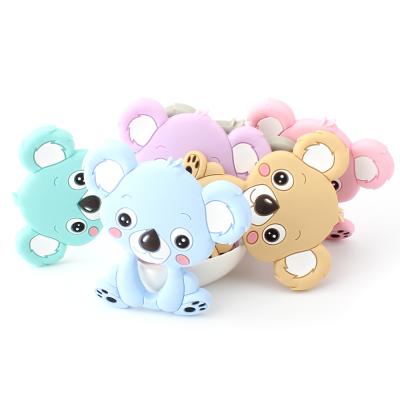 China Multicolor Cute Silicone Kids Soft Baby Teething Baby Toy Food Grade Bpa Free Silicone Teether for sale