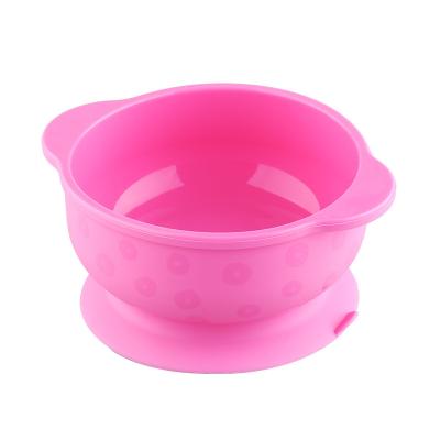 China Food Grade Silicone Baby Feeding Set Viable Red Blue Red BPA Free Healthy Silicone Baby Bowls for sale