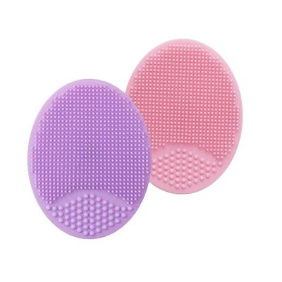 China Skin Tightening Soft Soft Food Grade Scrub Silicone Detergent Facial Face Brush Silicone Face Cleaning Remover for sale