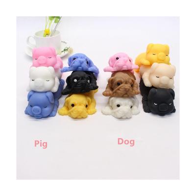 China Children's Toys Wholesale High Quality Bpa Free Antistress Silicone To Relieve To Stress Other Baby Toys Dog Stirring Person for sale