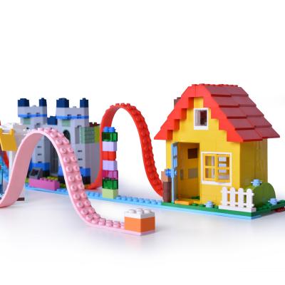 China Hot Selling Silicone Building Block Soft And Flexible Style New Adhesive Tape 1M Continuous Silicone Toy Bricks Tape 2 Point 4 for sale