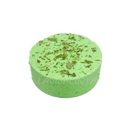 China Strong Aroma Peppermint Shower Steam Flavor Rich Essential Oil Shower Bomb Cookie for sale