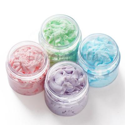 China Wholesale Essential Oils Base Cleansing Unicorn Whipped Soap All Natural Moisturizing Soap Contains Shea Butter and Coconut Oil for sale