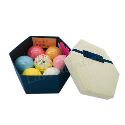 China Cupcake Bath Bombs Organic Gift Set Vegan Surprise Bath Fizzies Bubble Bath Fun For Kids Children Ball Shape for sale