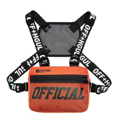 China Custom Fashion Polyester Multi-Function Outdoor Camping Rise Tactical Chest Rig Bag With Adjustable Strap à venda