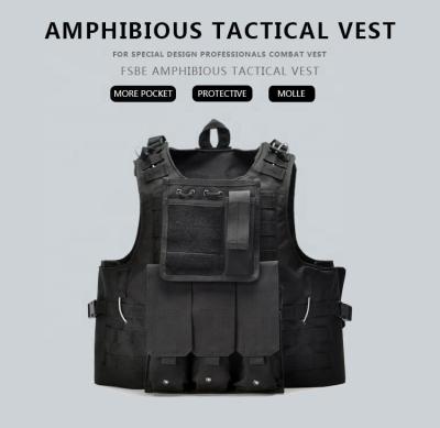 China Army Combat Body Armor Chalecos Police Military Tactical Vest Bullet Proof Military Vest With Plates Light Weight for sale