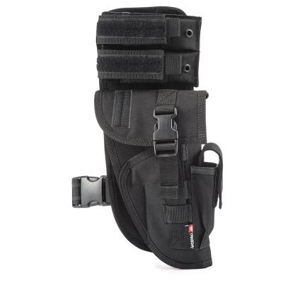 China Tactical Adjustable Military Training Gun Holster Airsoft Combat Molle Thigh Mount Pistol Gun Holster Gun Drop Leg Holster for sale