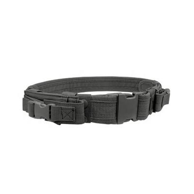 China Polyester Belt Security Belt Police Military Tactical Combat Army Heavy Duty Belt With Gun Pouches en venta