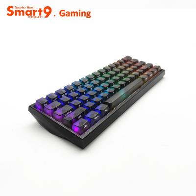 China Custom Lighting Metal Mechanical Keyboard RGB Gaming Desktop Smart9 Esports Typing Keyboard for sale