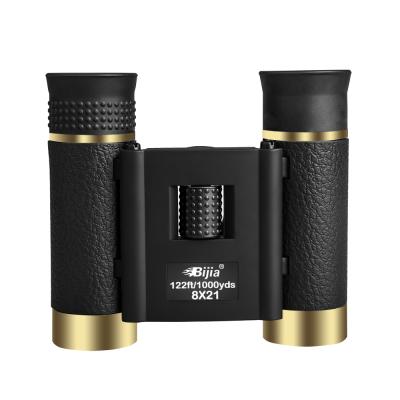 China BIJIA 8*21 Steel Mini Pocket Compact Binoculars 8x21 for sale