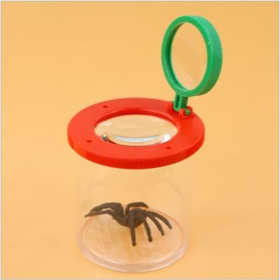 China Handy Magnifier Magnifying Glass Bug Magnifying Glass Jar BIJIA Insect Viewer Pendant Box Pendant Box Magnifying Insect Bug Teacher Toy For Kids for sale