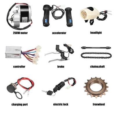 China Special Electric Bike Kit 24V 250W Electric Bicycle Motor Wheel Motor Controller Cycling Kit E-Bike Conversion for sale