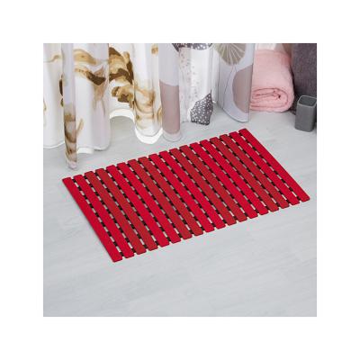 China Non Slip Essential Non Slip Safe Shower For Home Bathroom Hotel Office PP Bath Mat for sale