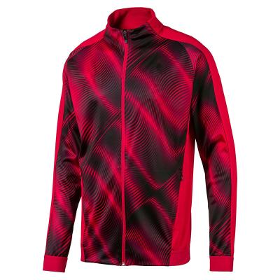 China Custom Football Jackets Soccer Wear Sublimation Soccer Training Jacket Football Jackets for sale