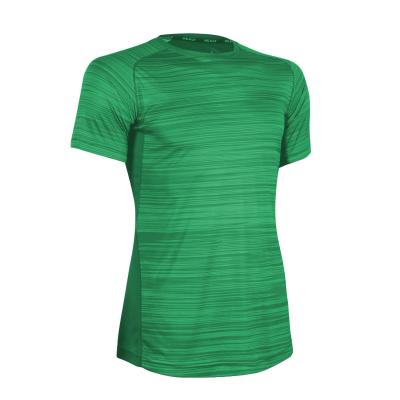 China Anti-Static Sporty New Arrival Men's Clothing Fitness Wear Custom Gym Shirt Green for sale