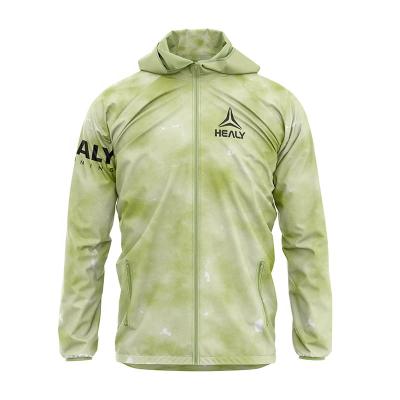 China Polyester Healy Plus Size Anorak Jacket Mens Tie Dye Hoodie Camping Anorak Gear Lightweight Wholesale Brand for sale