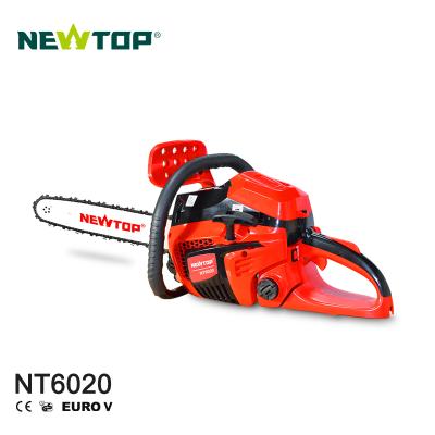 China Professional Gasoline 2-Stroke 58cc Chainsaw Tree Cutting Machine With Steel Chainsaw for sale