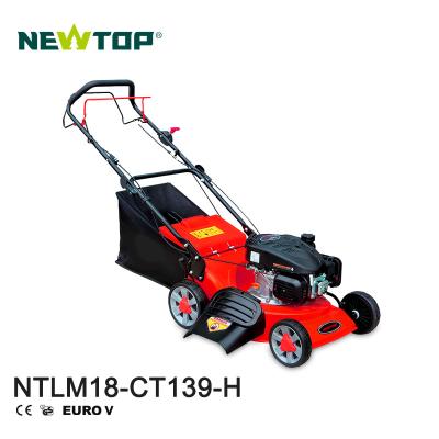 China 2-Stroke 18 Inch Gas Hand Push Lawn Mower With B&S500E Engine Commercial Lawn Mower for sale