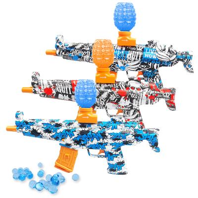 China Shooting Playing Games 2022 Unisex Full Automatic Water Splash Freeze Outdoor Electric Water Blasters Bead Ball Toy Guns for sale