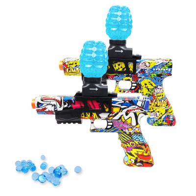 China Shooting Playing Games Amazon Hot Selling Electronic Automatic Firearm Toys Children Shooting Game Gel Ball Blaster Ball Toy Gun For Boys for sale