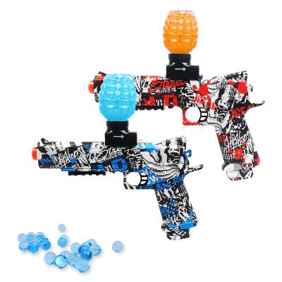 China Safety Kids Boy Toy Gift Electric With Water Bead Ball Toy Guns Gel Sandblaster Gel Ball Gun Door Shooting Electric Toy Guns for sale