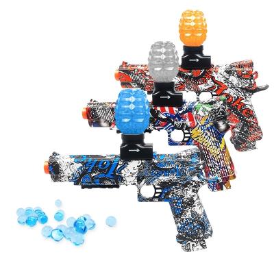 China M1911 Outdoor Air Game Shoot Colt M1911 Soft Splash Eco-Friendly Environmentally Friendly Full Automatic Electric Party Safe Beads Ball Gel Gun For Firearms toy for sale