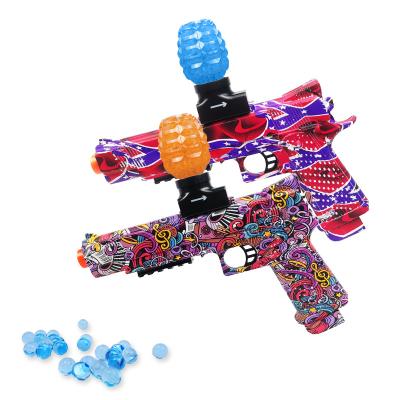 China Shooting Playing M1911 Games M1911 Outdoor Water Freeze Ball Gun Crystal Electric Blasting Bullet CS Gun Crystal Blasting Kids Doodle Toy Gun for sale