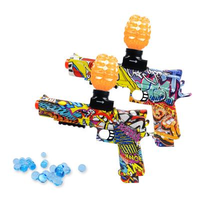 China Shooting Playing Games Toy Gel Water Ball Gun Gel Ball M1911 Kids Play Splash Ball Gun Toy For Boys for sale