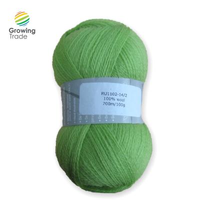 China Anti-pilling 100% wool yarn from supplier RU1102 perfect for hand knitting for sale