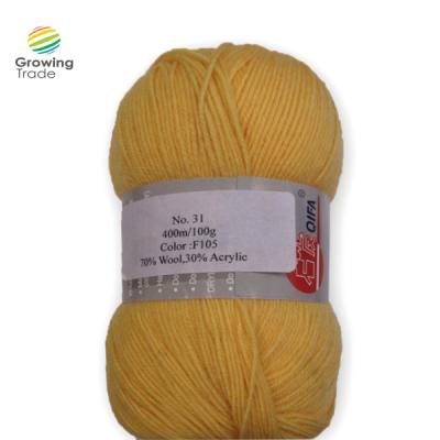 China Top line of Anti-bacteria brand crochet for 70% wool and 30% acrylic blended yarn for sweater for sale