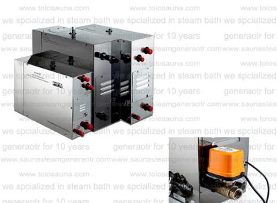 China Supper duty Steam Bath Generator 400V 24kw with 2 steam diffusers for showers for sale