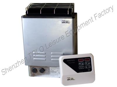 China Heat-proof 5.0kw Traditional Electric Sauna Heater 24A / 8A , Cuboid Shape for sale