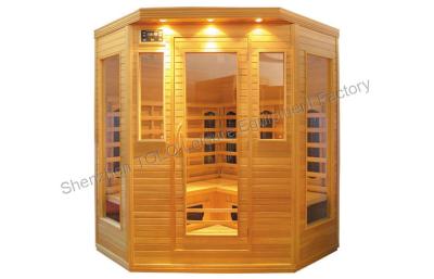 China Bench carbon fiber sauna cabin , home / outside for 4 person for sale