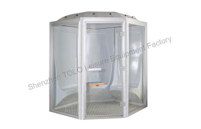 China Acrylic modular steam shower cabin room , 2 person steam sauna shower for sale