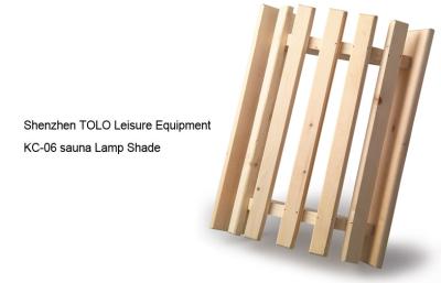 China wooden Sauna Accessories , light weight Corner Light Diffuser Shade for sale