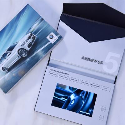 China Other Custom Size Promotional LCD HD IPS Screen Digital Presentation Video Brochure Mini Business Card for sale