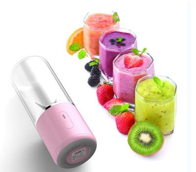 China Car Rechargeable Blender 6 Sheets Usb Battery Charging And Blender Safety Stainless Steel Home OEM Customized Portable Juicer Blender for sale