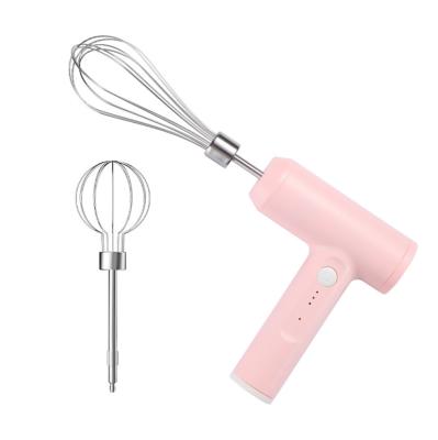 China Stainless Steel Radio Wireless Usb Powered Electric Egg Beater Tool Cake Baking Beater for sale