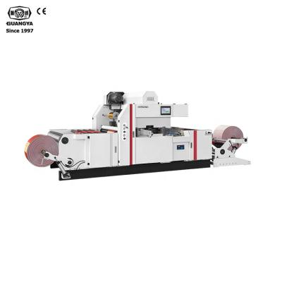 China Hot Foil Stamping Nonwoven Fabrics Roll To Roll Automatic Hot Press Foil Stamping And Embossing Machine Equipment For Nonwoven Fabric Bag for sale