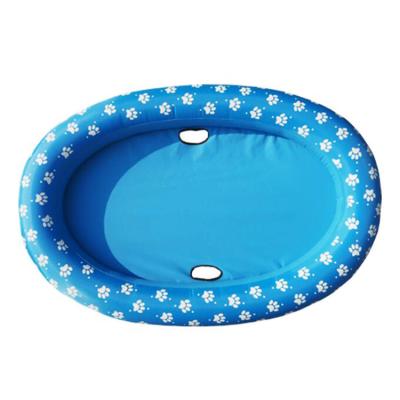 China Cheap Cool Water Entertainment Price Summer Floating Dog Down Floating Swimming Bed for sale