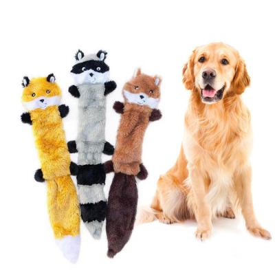 China Wholesale Animal Design Viable Stuffing Non Chewing Pet Voice Teeth Cleaning Plush Dog Toy for sale