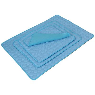 China Travel Non-Toxic Ice Fiber Mat Bed Seat Seat Cooling Home Sleeping Cooling Pet Dog Mat for sale