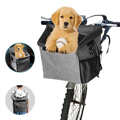 China Sustainable Dog Basket Backpack Bike Pet Carrier for sale