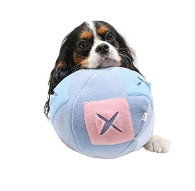 China Removable and Washable Fleece Dog Training Nose Toy Ball IQ Treat Toys Food Nose Job Ball Feeding Dispensing Toy for sale