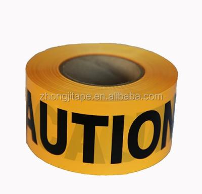 China Factory Supply Non Adhesive Plastic PVC No Caution Tape for sale