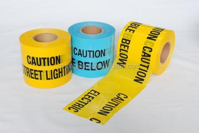 China Undetectable traffic subway tape pe warning device colors and printing can be customized for sale