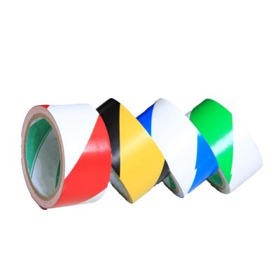 China PVC Waterproof Adhesive Tape With Stripe Used For Floor Marking for sale