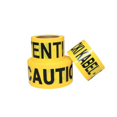 China Custom Printed Non Adhesive PE Logo Warning Barrier Tape for sale