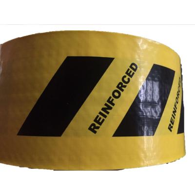 China Hot Selling Non Adhesive Free Samples Reinforced Yellow Fabric Caution Warning Device produced by zhongji.china for sale