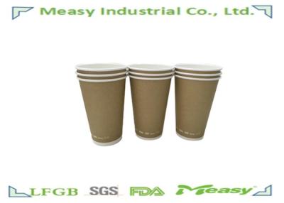 China One Wall Hot Kraft Paper Cups For Coffee / Food Grade Paper Espresso Cups for sale